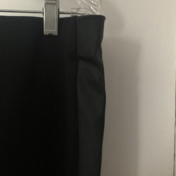 BLACK SKINNY STRETCH TUXEDO PANT - Picture 2 of 4